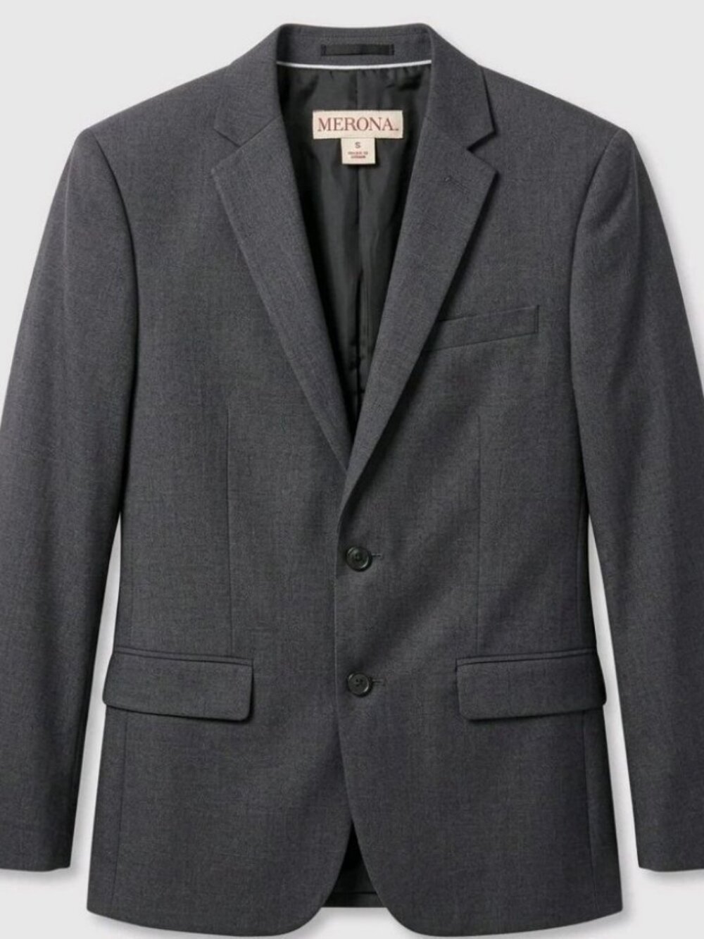 Merona Slim Fit Gray Suit Jacket Men’s S